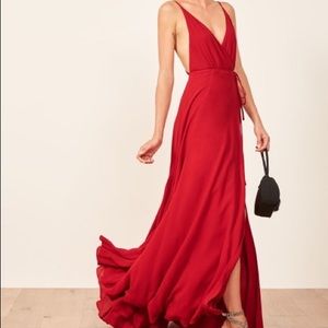 NWT - Reformation Callalily 'Lipstick' Red Dress